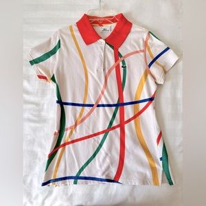 LACOSTE Women’s Golf Polo, RARE PRINT